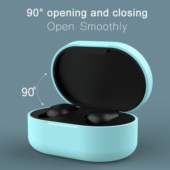 Bluetooth Earphone Silicone Case For Redmi AirDots(Sky Blue)
