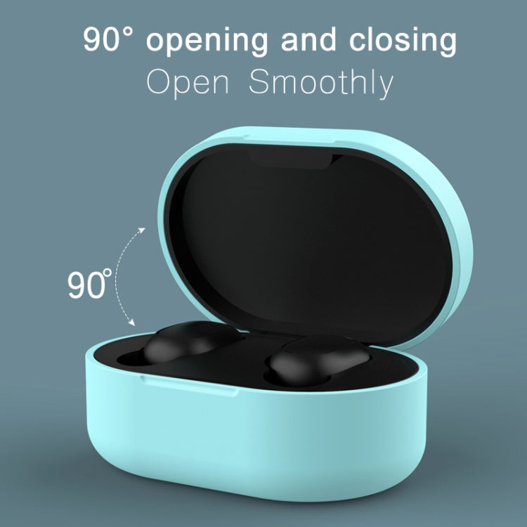 Bluetooth Earphone Silicone Case For Redmi AirDots(Sky Blue)