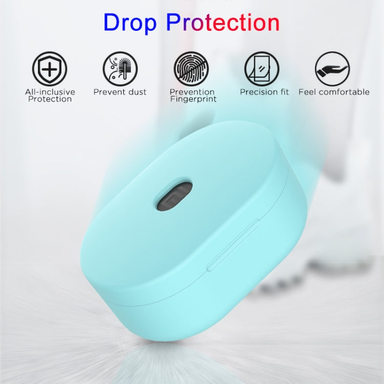 Bluetooth Earphone Silicone Case For Redmi AirDots(Sky Blue)