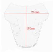 Motorcycle Airflow Deflector Windshield for Yamaha MT-07 2021(Black)
