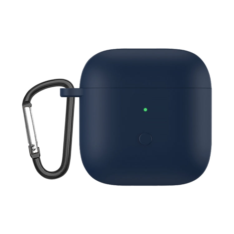 Liquid Silicone One-piece Earphone Protective Case For Redmi Buds3(Midnight Blue)