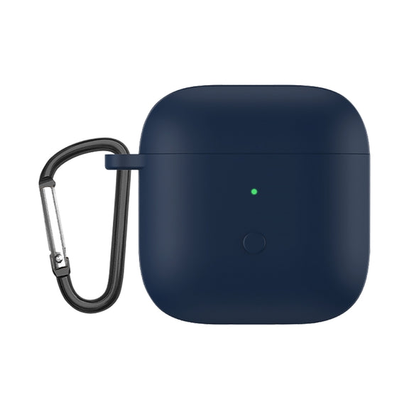 Liquid Silicone One-piece Earphone Protective Case For Redmi Buds3(Midnight Blue)