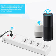 ZigBee 10A SM-SO306-M 4 Holes + 2 USB Multi-purpose Smart Power Strip(UK Plug)
