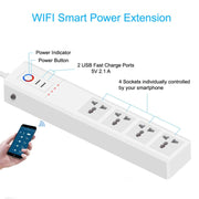 WiFi 10A SM-SO306-M 4 Holes + 2 USB Multi-purpose Smart Power Strip(AU Plug)