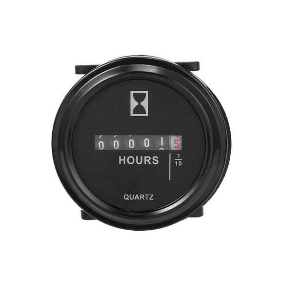 Mechanical Chronograph Marine Boat Engine Round ACDC Truck Chrono Hour Meter