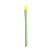 Contrasting Color Silicone Protective Case For Apple Pencil 2(Green)