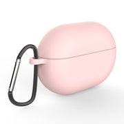 Earphone Silicone Protective Case for Huawei FreeBuds Pro, Type:with Buckle(Pink)