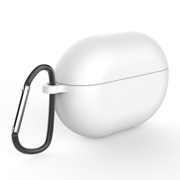 Earphone Silicone Protective Case for Huawei FreeBuds Pro, Type:with Buckle(White)