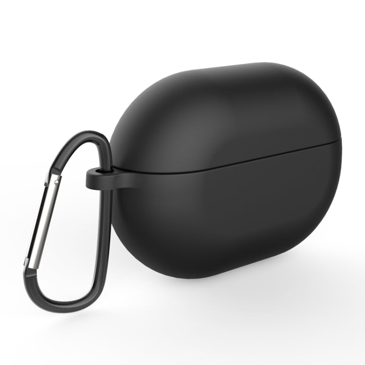 Earphone Silicone Protective Case for Huawei FreeBuds Pro, Type:with Buckle(Black)