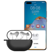 Earphone Silicone Protective Case for Huawei FreeBuds Pro, Type:with Buckle(Midnight Blue)