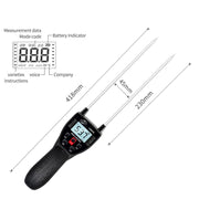 BENETECH GM650A Grain Moisture Meter, Battery Not Included