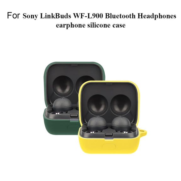 Bluetooth Earphone Silicone Protective Case For Sony LinkBuds WF-L900-2(Yellow)