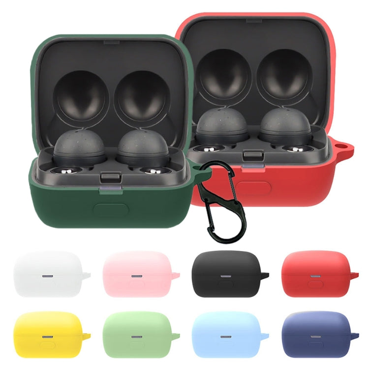 Bluetooth Earphone Silicone Protective Case For Sony LinkBuds WF-L900-2(Pink)