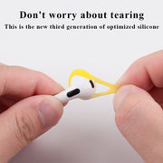 3 Pairs Earphone Silicone Earmuffs For AirPods 3(Blue+Red+Yellow)