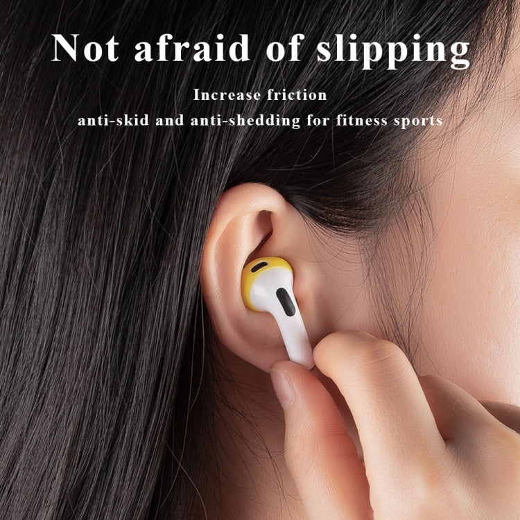 3 Pairs Earphone Silicone Earmuffs For AirPods 3(Blue+Red+Yellow)