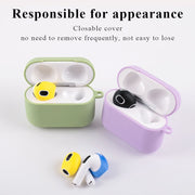 3 Pairs Earphone Silicone Earmuffs For AirPods 3(Blue+Red+Yellow)