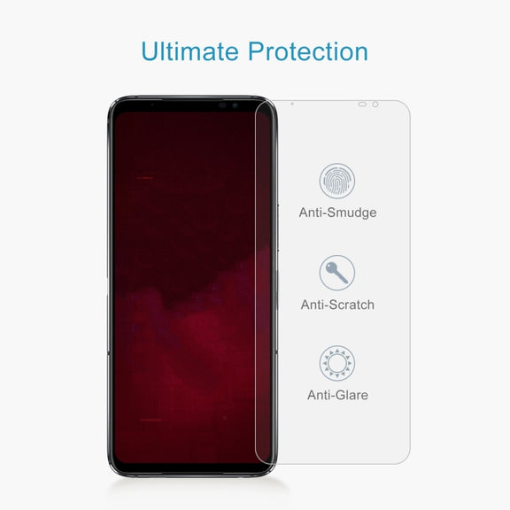 10 PCS 0.26mm 9H 2.5D Tempered Glass Film For Asus ROG Phone 6 / 6 Pro