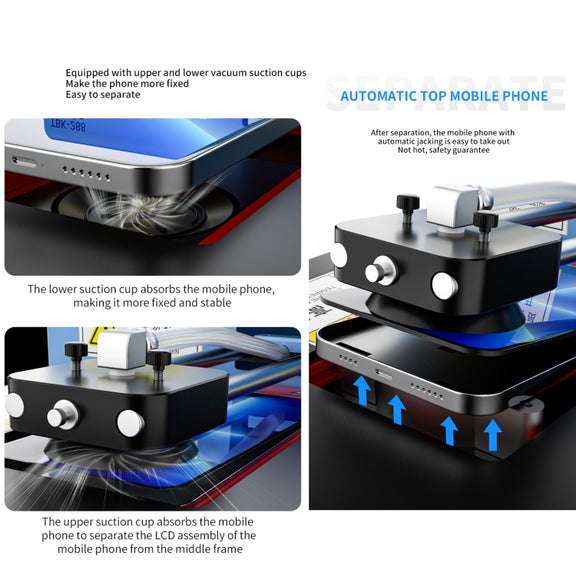 TBK 288  Built-in Pump Vacuum Automatic Intelligent Control Screen Removal Tool, EU Plug