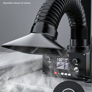 TBK D-201 2 in 1 Intelligent Constant Temperature Soldering Iron With Solder Smoking Absorber Tool, AU Plug