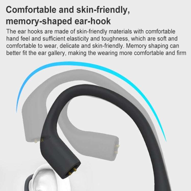 KZ-AZ09 PRO 5.2 Wireless Qualcomm Bluetooth Headset Earhook 5.2 Wireless Qualcomm Bluetooth Module 0.78/0.75 Interface Applicable(Black)