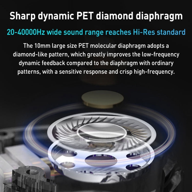KZ-EDC 1.2m High-Value Subwoofer Wired HIFI In-Ear Headphones, Style:With Microphone(Colorful)