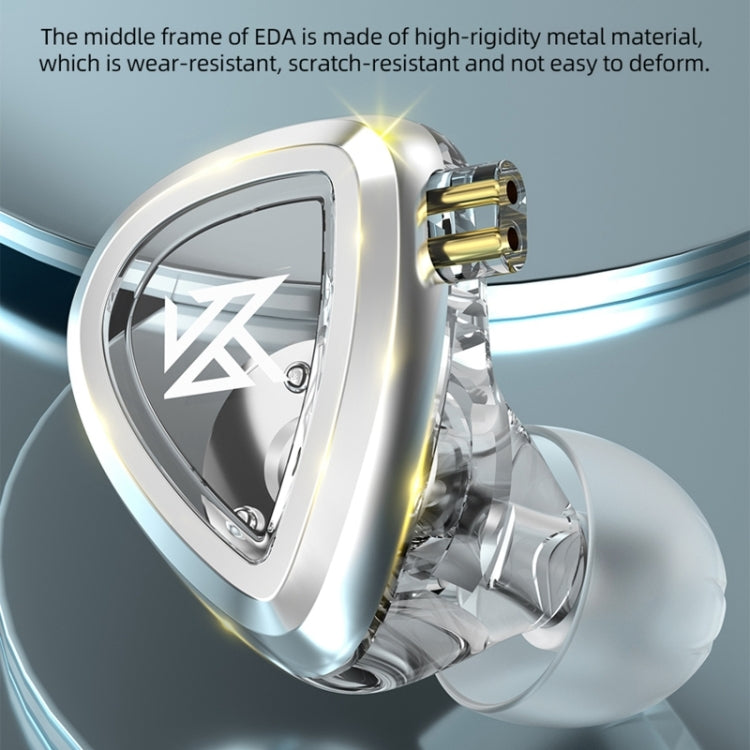 KZ-EDA Balanced Dual Magnetic Dynamic In-Ear Earphone,Length: 1.2m(Without Microphone)