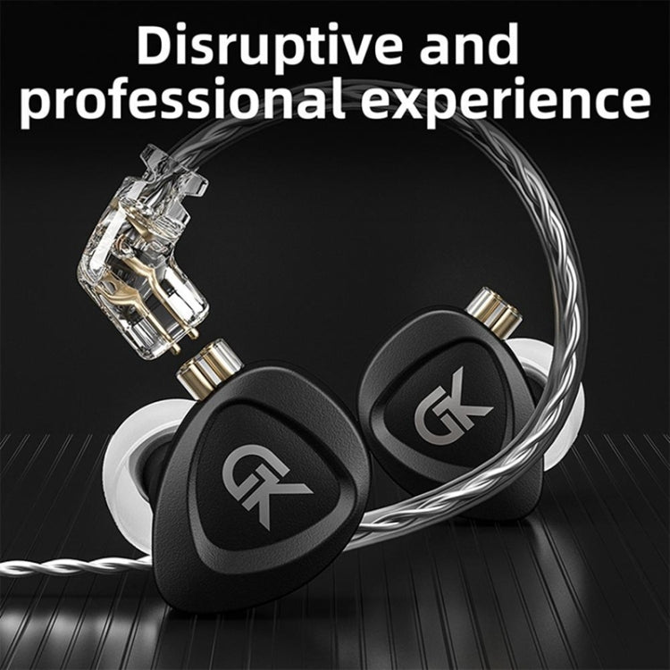 GK GSE Ten-Unit Coil Iron Subwoofer HIFI In-Ear Headphones(With Microphone)