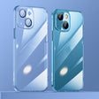 For iPhone 13 SULADA Crytal Steel Series Diamond Glass + TPU Phone Case(Blue) - iPhone 13 Cases by SULADA | Online Shopping South Africa | PMC TechLife