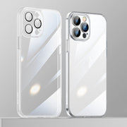 For iPhone 13 Pro SULADA Crytal Steel Series Diamond Glass + TPU Phone Case (Transparent)