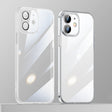 For iPhone 12 SULADA Crytal Steel Series Diamond Glass + TPU Phone Case(Transparent) - iPhone 12 / 12 Pro Cases by SULADA | Online Shopping South Africa | PMC TechLife