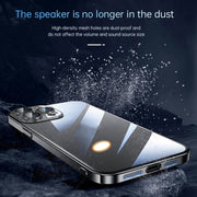 For iPhone 13 Pro Max SULADA JINGJIA Series Lens Protector PC Phone Case (Gold)