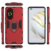 For Huawei Nova 10 Pro 4G Shockproof PC + TPU Protective Phone Case with Magnetic Ring Holder(Red)