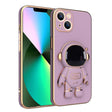 For iPhone 11 Plating Astronaut Holder Phone Case (Purple) - free shipping - PMC TechLife - Order now!