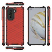 For Huawei nova 10 Pro 4G Shockproof Honeycomb PC + TPU Phone Case(Red)