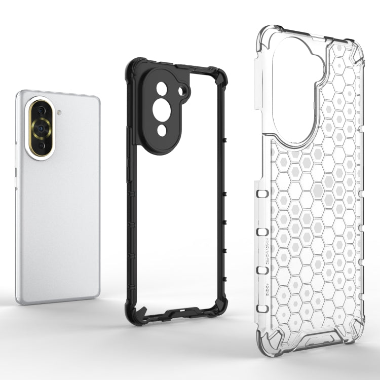 For Huawei nova 10 Pro 4G Shockproof Honeycomb PC + TPU Phone Case(Red)