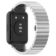 For Huawei Watch Fit 2 One-bead Metal Stainless Steel Watch Band(Silver)