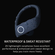 Sanag Z9 TWS Noise Reduction Wireless Bluetooth Sports Headset (Green)