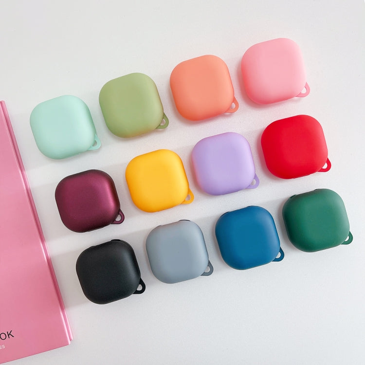 For Samsung Galaxy Buds Live Earphone PC Solid Color Frosted Protective Case(Black)