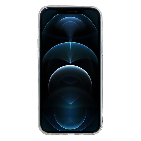For iPhone 12 mini IMD Marble Pattern TPU Phone Case (Black)
