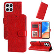 For Honor X8 / X30i Embossed Sunflower Leather Phone Case(Red) - Honor Cases by PMC TechLife | Online Shopping South Africa | PMC TechLife | Buy Now Pay Later Mobicred
