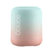 Sanag X6S Outdoor Portable Mini Gradient Bluetooth Speaker(Green Pink)