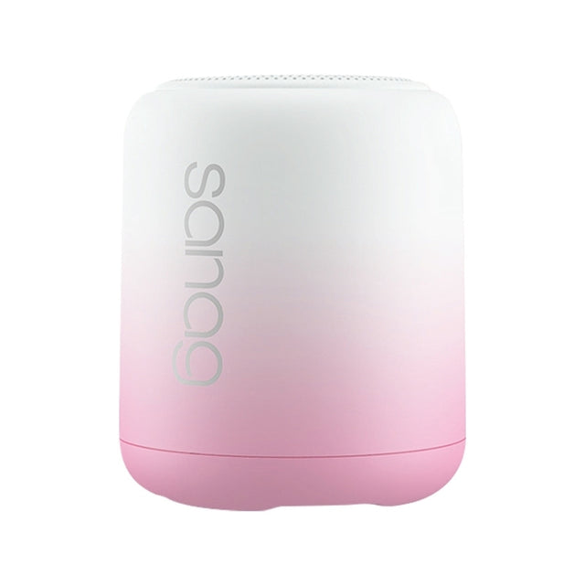 Sanag X6S Outdoor Portable Mini Gradient Bluetooth Speaker(White Pink)