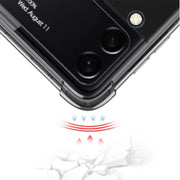For Samsung Galaxy Z Flip4 GKK Airbag Protective Phone Case with Ring(Black)