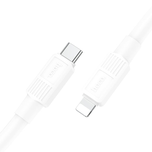 hoco X84 20W USB-C / Type-C to 8 Pin Solid PD Charging Data Cable���Length���1m(White)