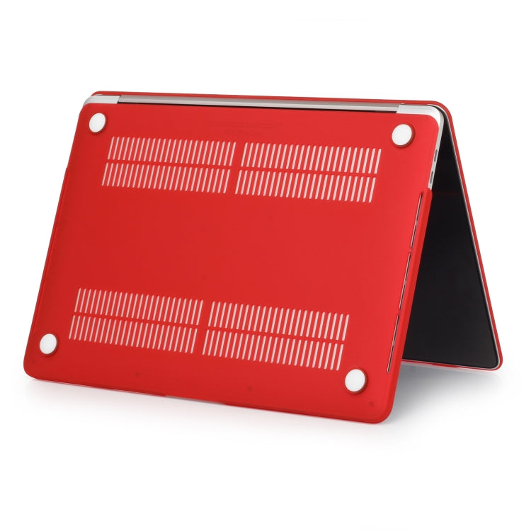 Laptop Matte Style Protective Case For MacBook Pro 13.3 inch A2338 2022(Red)
