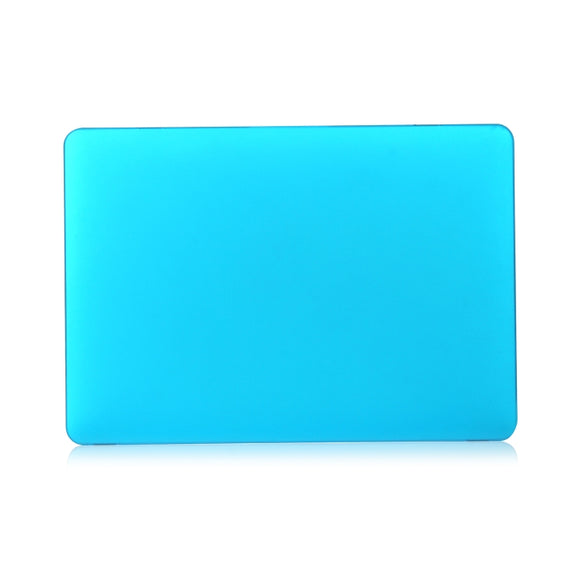 Laptop Matte Style Protective Case For MacBook Air 13.6 2025 / 2023 / 2022(Water Blue)
