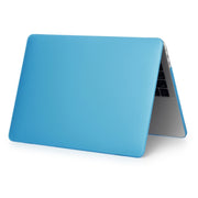 Laptop Matte Style Protective Case For MacBook Air 13.6 2025 / 2023 / 2022(Water Blue)