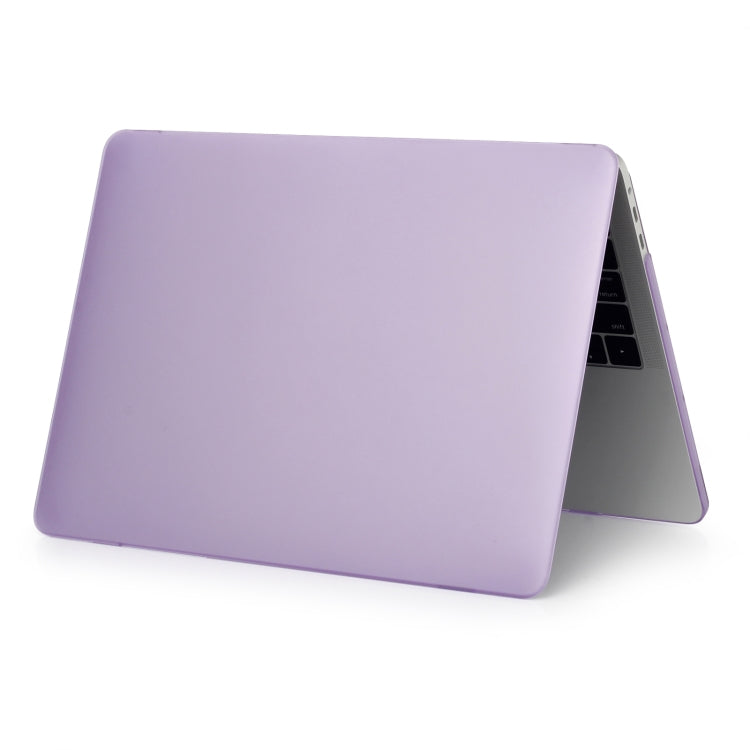 Laptop Matte Style Protective Case For MacBook Air 13.6 2025 / 2023 / 2022(Purple)