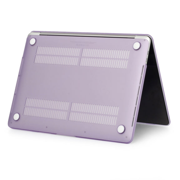 Laptop Matte Style Protective Case For MacBook Air 13.6 2025 / 2023 / 2022(Purple)