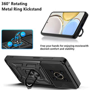 For Honor X9 5G/X9 4G Sliding Camera Design TPU + PC Phone Case(Black)